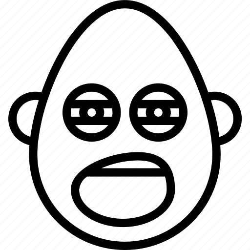 Bold, emojis, emotion, face, man, smiley, yawn icon - Download on Iconfinder