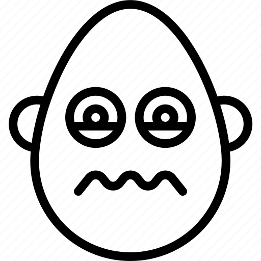 Bold, emojis, emotion, face, man, sick, smiley icon - Download on Iconfinder