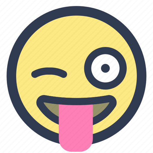 Emoji, tongue, winking icon - Download on Iconfinder