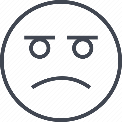Emoji, face, sad, trizte icon - Download on Iconfinder