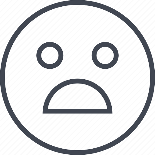 Emoji, sad, shock, shocked icon - Download on Iconfinder