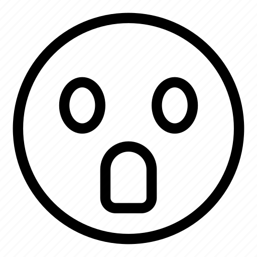 Emoji, shocked, smileys, emotion, feeling, surprised, face icon - Download on Iconfinder