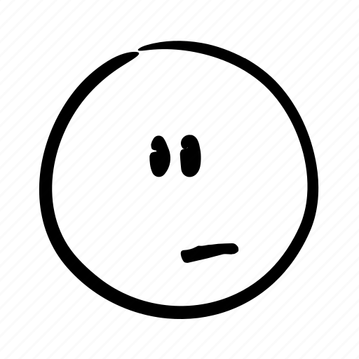 Emoji, emoticon, smiley, confused, huh, grumpy icon - Download on Iconfinder