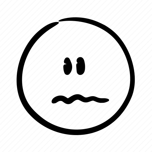 Emoji, emoticon, smiley, confused, annoyed, sad icon - Download on Iconfinder