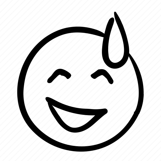 Emoji, smiley, smile, grin, happy, face, awkward icon - Download on Iconfinder