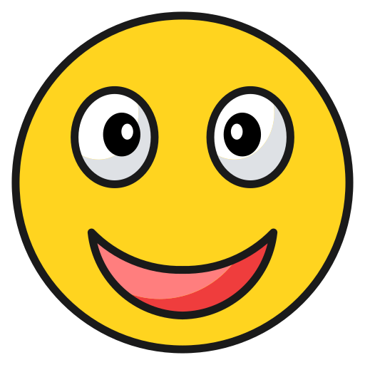 Emoji, emoticon, happy, laugh, smile icon - Free download