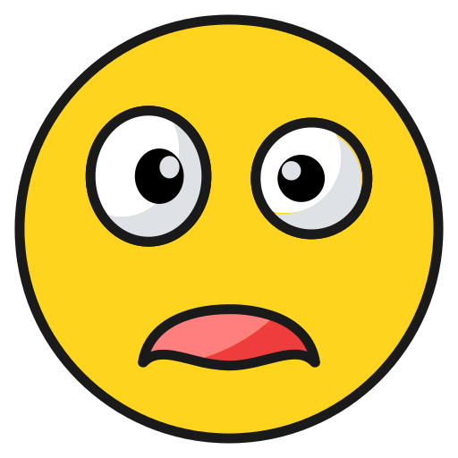 Emoji, emoticon, sad, scared, surprised icon - Free download