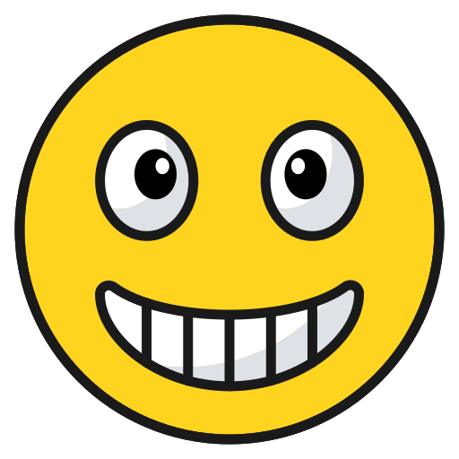 Awkward, emoji, emoticon, happy, smile icon - Free download