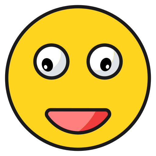 Awkward, emoji, emoticon, shy, surprised icon - Free download