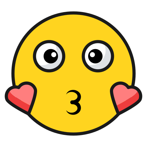 Emoji, emote, emoticon, emoticons, kissheart icon - Free download