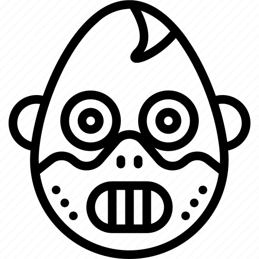 Emojis, emotion, face, hannibal, horror, mask, smiley icon - Download on Iconfinder