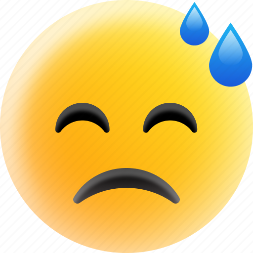 Emoji, emoticon, exhausted, tired emoji, tired face icon - Download on ...