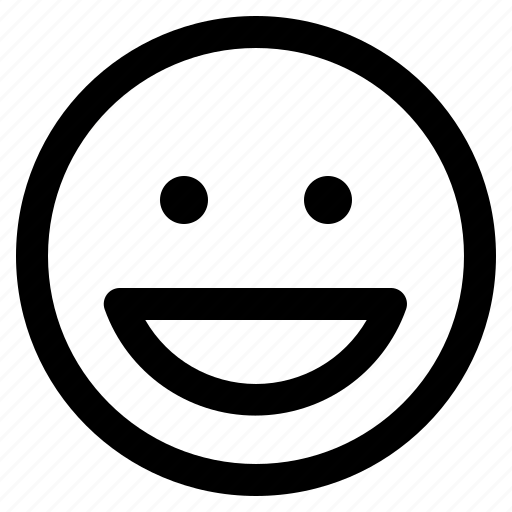 Emoji, emoticon, emoticons, happy, react icon - Download on Iconfinder