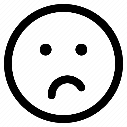Emoji, emoticon, emoticons, indifferent, react icon - Download on Iconfinder
