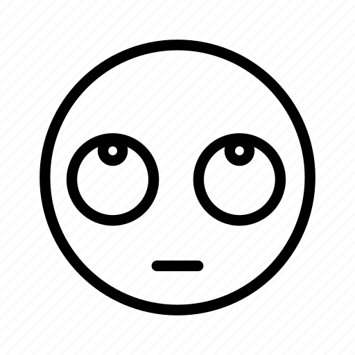 Emoji, emoticon, emotion, face, rolling eyes icon - Download on Iconfinder