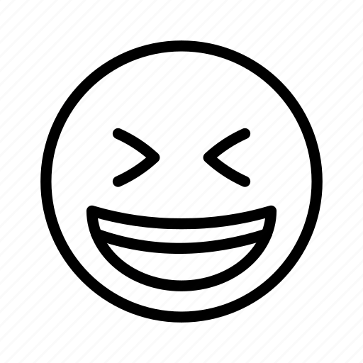 Emoji, emoticon, emotion, face, grinning, squinting icon - Download on Iconfinder