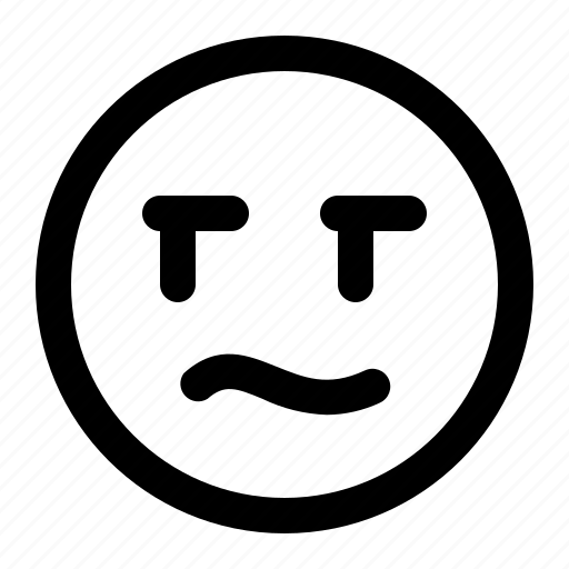 Emoticon, face, smile, expression, happy, sad, girl icon - Download on Iconfinder
