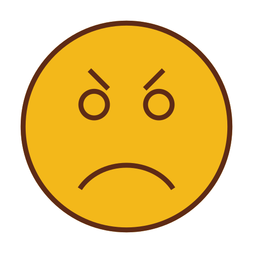 Angry, emoji, emoticon, face, sad icon - Free download