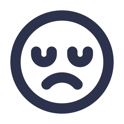 Emoticon, emoji, face, expression, sad, feeling icon - Free download