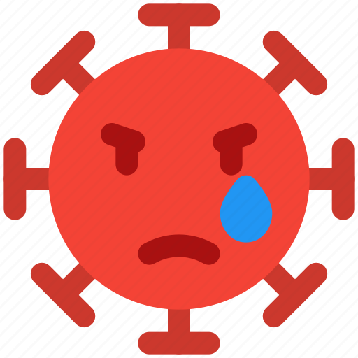 Angry, crying, emoticon, covid, emoji icon - Download on Iconfinder