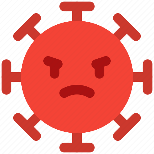 Angry, emoticon, covid, emoji icon - Download on Iconfinder