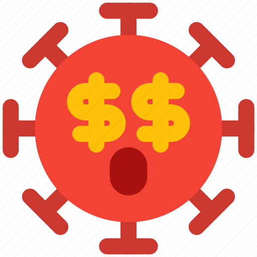 Dollar, eyes, emoticon, covid, currency icon - Download on Iconfinder