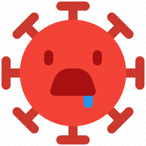 Drooling, emoticon, covid, expression, salivating icon - Download on Iconfinder