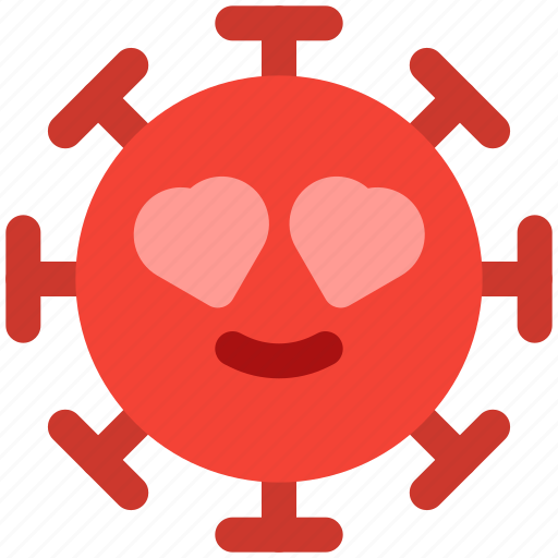 Heart, eyes, emoticon, covid, love icon - Download on Iconfinder