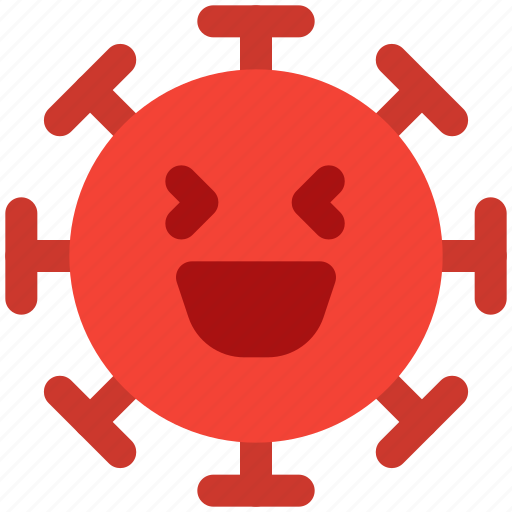 Laughing, emoticon, covid, expression icon - Download on Iconfinder