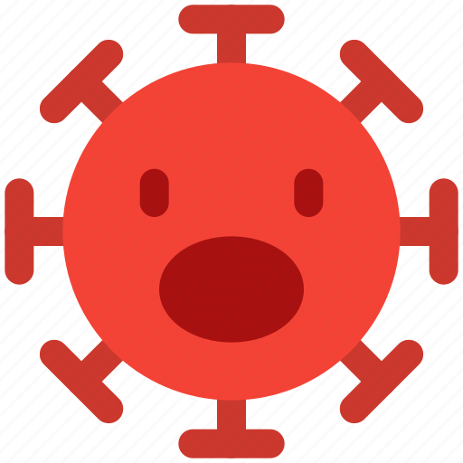 Open, mouth, emoticon, covid, emoji icon - Download on Iconfinder