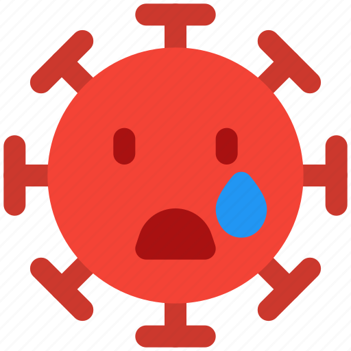 Tear, emoticon, covid, sad icon - Download on Iconfinder