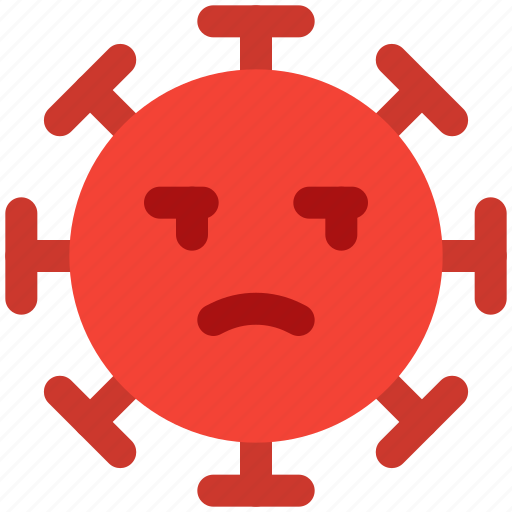 Unhappy, emoticon, covid, expression icon - Download on Iconfinder