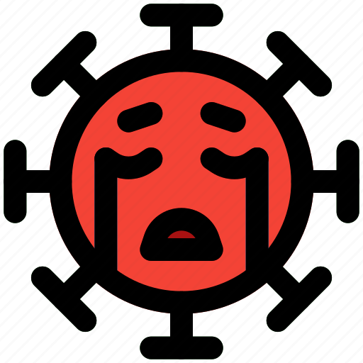 Crying, emoticon, covid, weeping icon - Download on Iconfinder