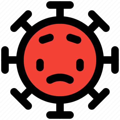 Disappointed, emoticon, covid, expression icon - Download on Iconfinder