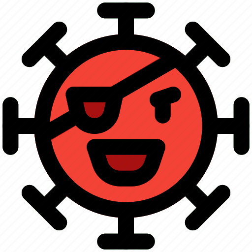Pirate, emoticon, covid, emoji icon - Download on Iconfinder