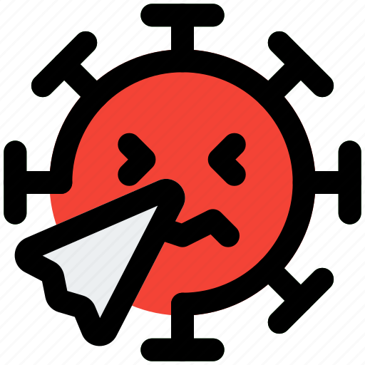 Sneezing, emoticon, covid, sick icon - Download on Iconfinder