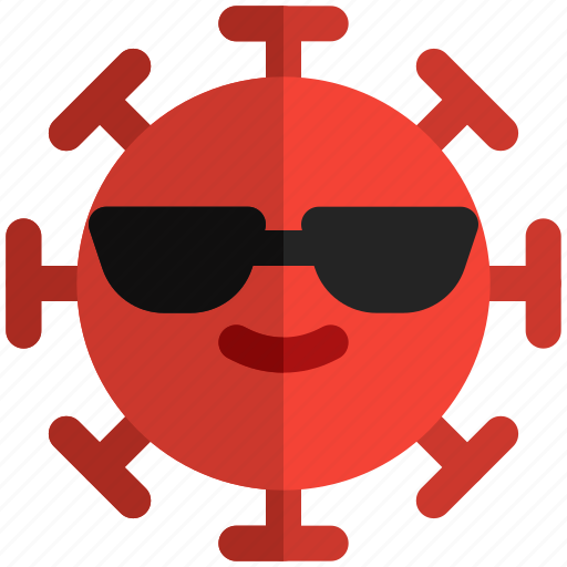 Sunglasses, emoticon, covid, expression icon - Download on Iconfinder