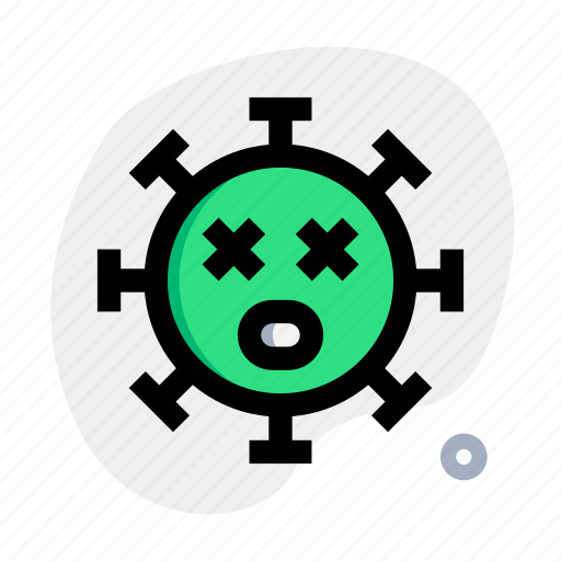 Dizzy, emoticon, covid, expression icon - Download on Iconfinder