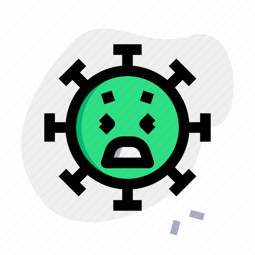 Scared, emoticon, covid, expression icon - Download on Iconfinder