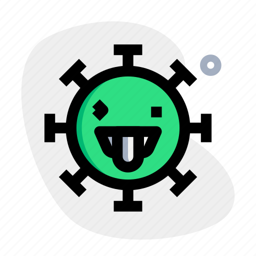 Stuck, out, tongue, emoticon, covid, expression icon - Download on Iconfinder