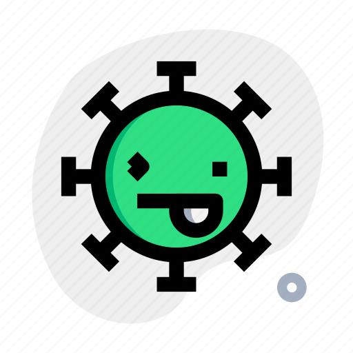 Tongue, out, right, eye, wink, emoticon, covid icon - Download on Iconfinder