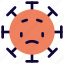 disappointed, emoticon, covid, expression 