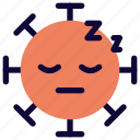 sleeping, emoticon, expression, emoji