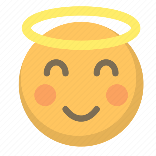 Angel, caring, emoji, nice, person, saint, thoughtful icon - Download on Iconfinder