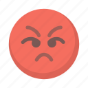 angry, emoji, face, mad, pissed, red, upset 