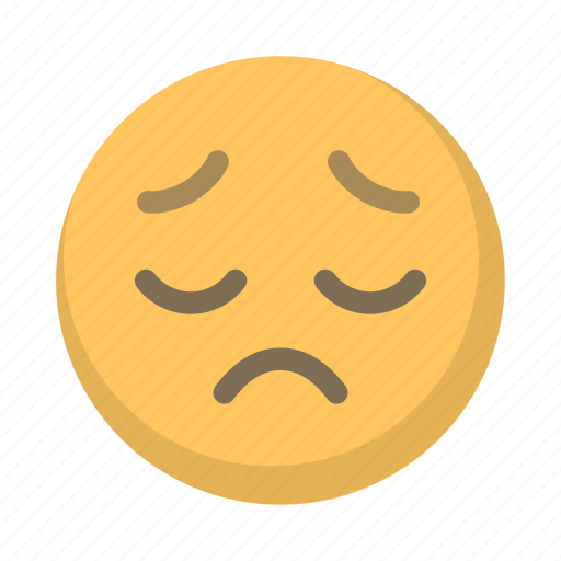 Dissapointed, emoji, error, face, sad, weary icon - Download on Iconfinder