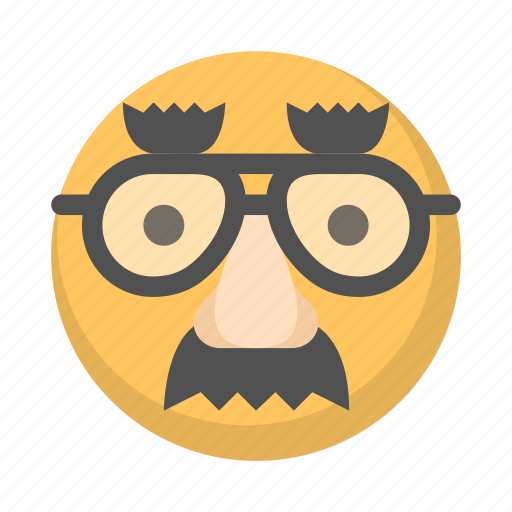 Disguise, emoji, face, funny, mask, party icon - Download on Iconfinder