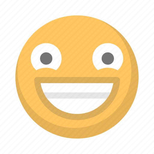 Bliss, emoji, emoticon, face, grin, happy, smile icon - Download on Iconfinder