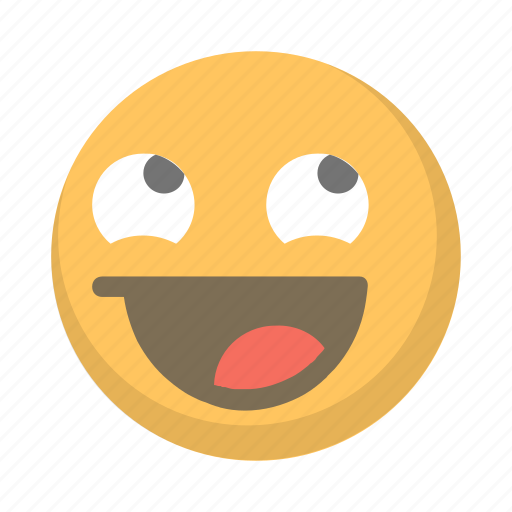 Ecstatic, emoji, face, happy, joy, omg, stoked icon - Download on Iconfinder
