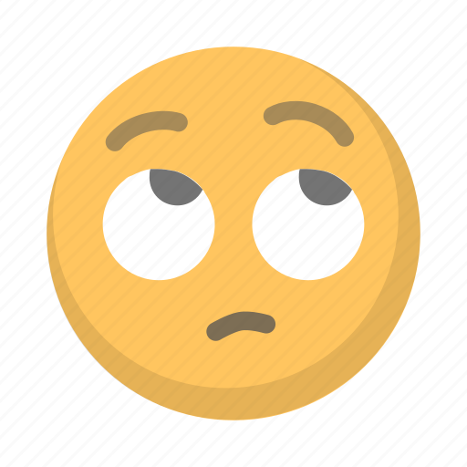 Emoji, emoticon, eyes, face, roll, rolling icon - Download on Iconfinder